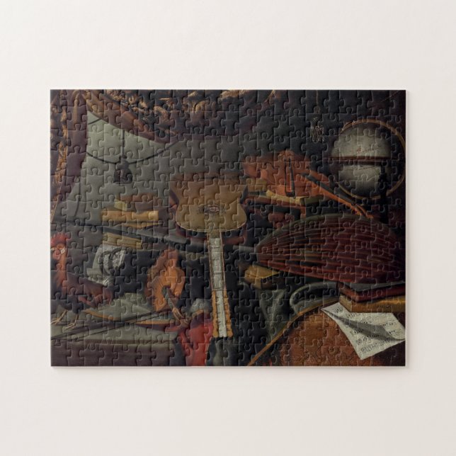 Bartolomeo Bettera Still Life Musical Instruments Jigsaw Puzzle (Horizontal)