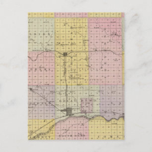 Barton County, Kansas Postcard