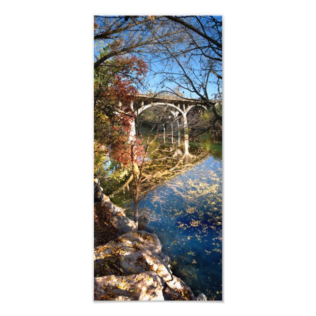 Barton Creek Bridge - Austin Texas Photo Print (Front)