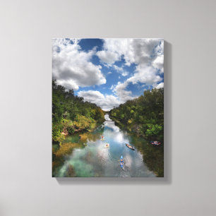 Barton Creek Kayaks - Austin Texas Canvas Print