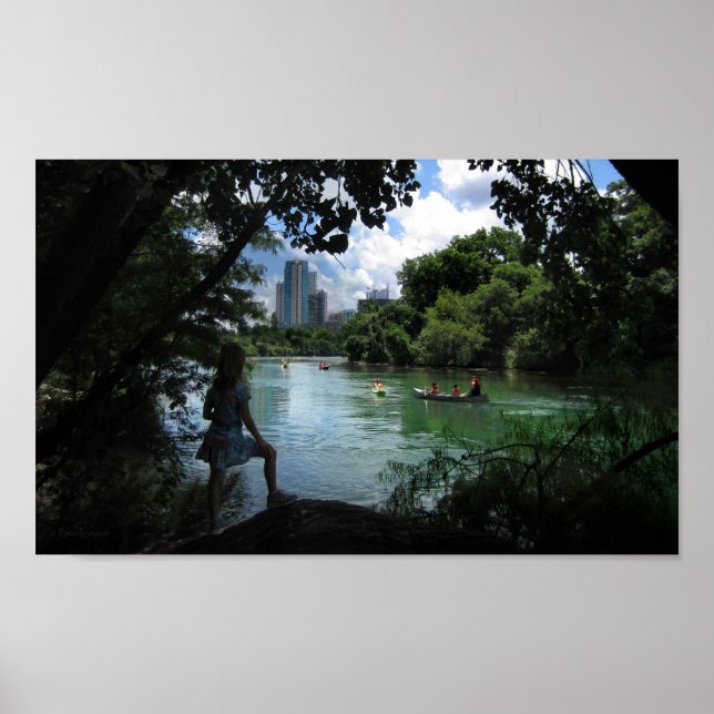 Barton Creek / Ladybird Lake - Austin, Texas Poster (Front)