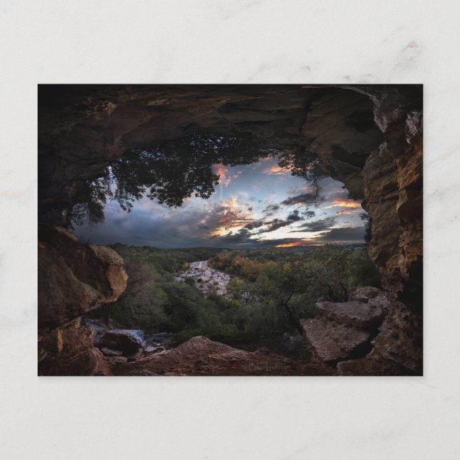 Barton Creek Sunset - Austin, Texas Postcard (Front)