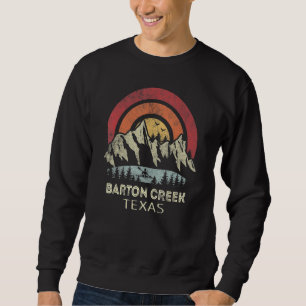 Barton Creek Texas Mountain Sunset Sunrise Kayakin Sweatshirt