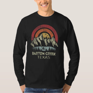 Barton Creek Texas Mountain Sunset Sunrise Kayakin T-Shirt