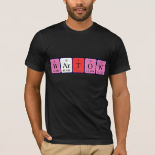 Barton periodic table name shirt