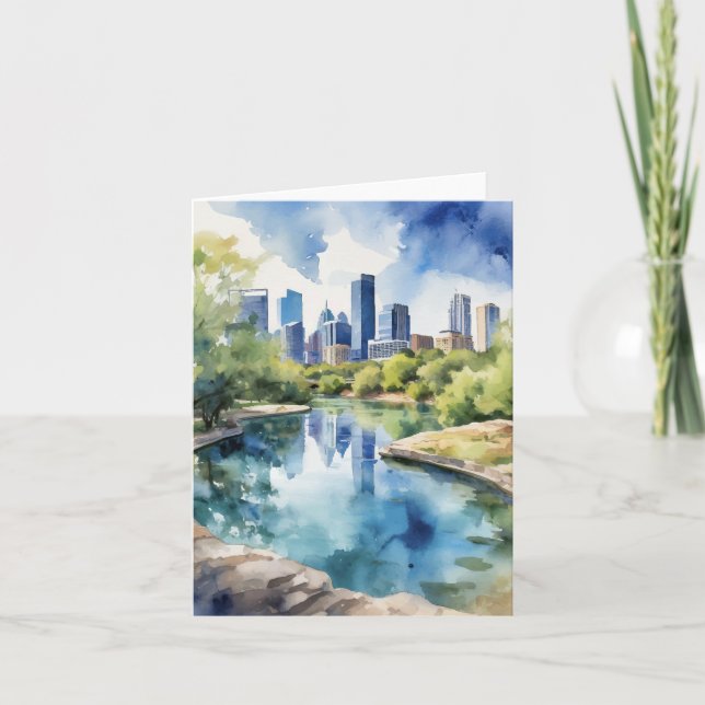 Barton Springs Austin Texas Card (Front)