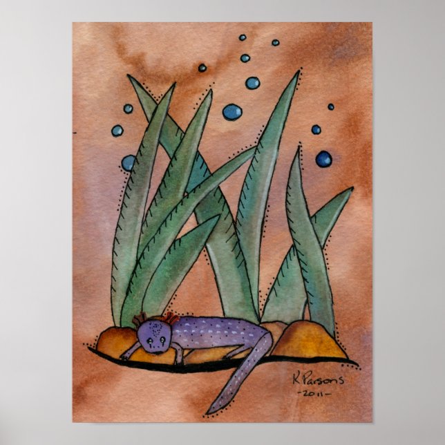 Barton Springs Salamander Poster (Front)