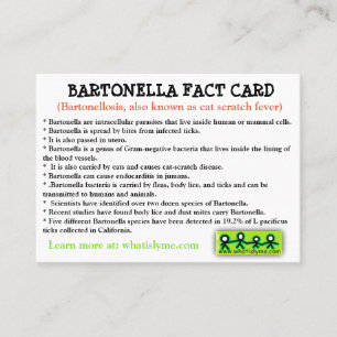 Bartonella Fact Card