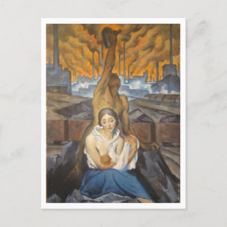 Bartos Bretislav, Black Earth, 1920 Postcard