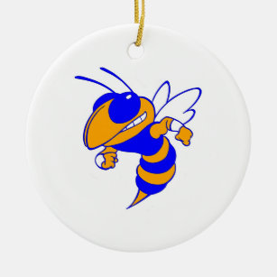 Yellow Jacket Christmas Tree Decorations Ornaments Zazzle Co Nz