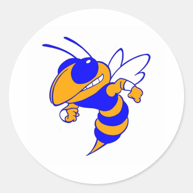 Bartow Yellow Jackets Classic Round Sticker (Front)
