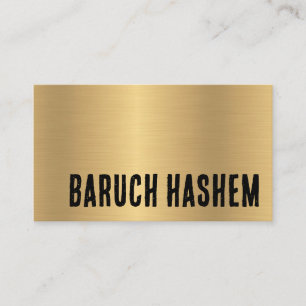 Baruch Hashem Business Card