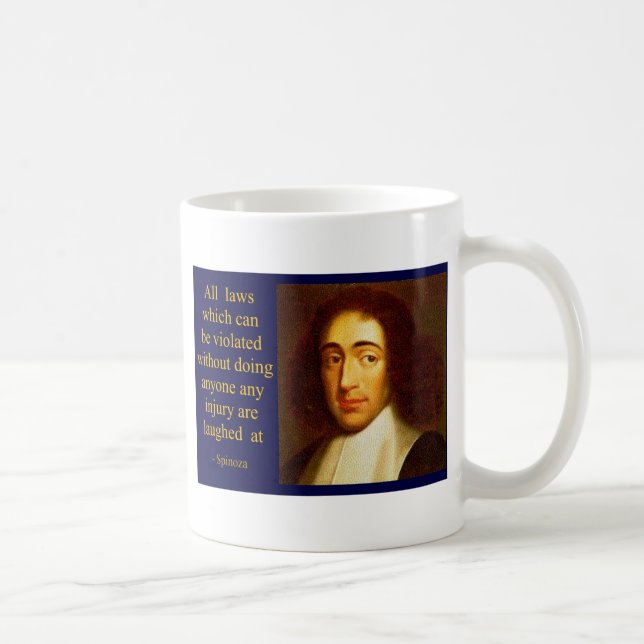 Baruch Spinoza Coffee Mug (Right)