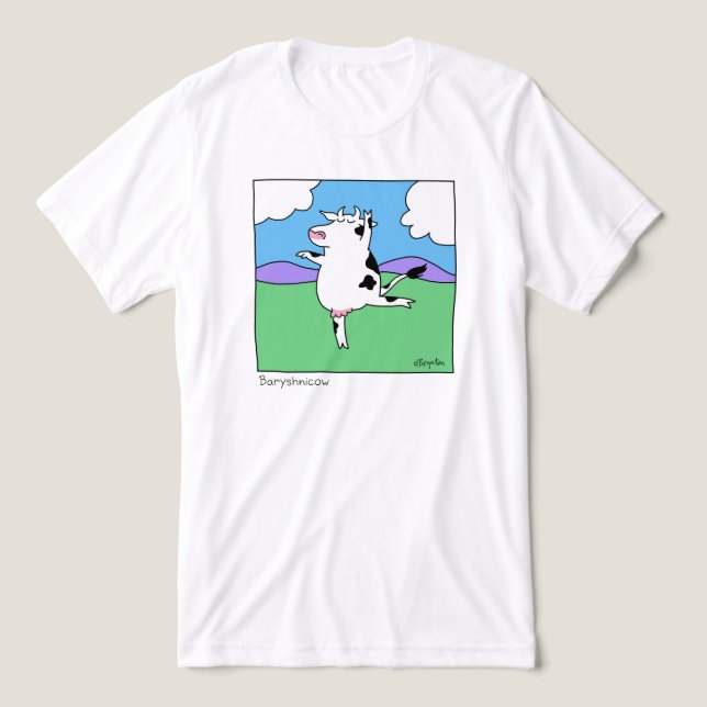 BARYSHNICOW by Sandra Boynton Tri-Blend Shirt (Design Front)