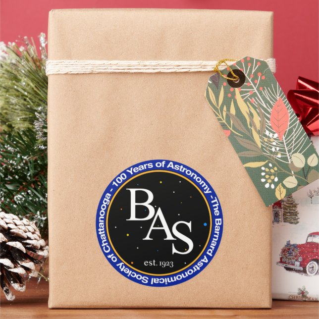 BAS 100 Year Logo Sticker (Holiday)