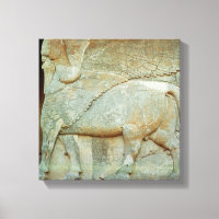 Bas-relief of an anthropomorphic bull