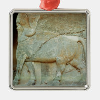 Bas-relief of an anthropomorphic bull