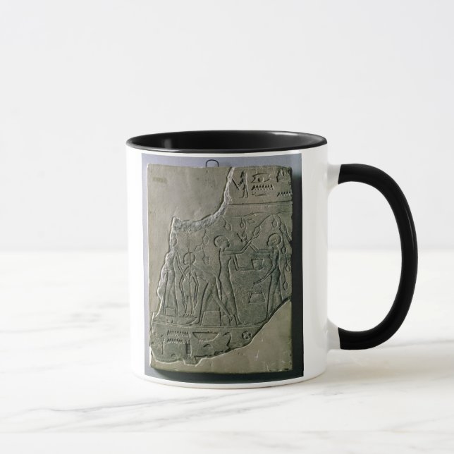 Bas relief of priestesses gathering grapes, 26th-3 mug (Right)