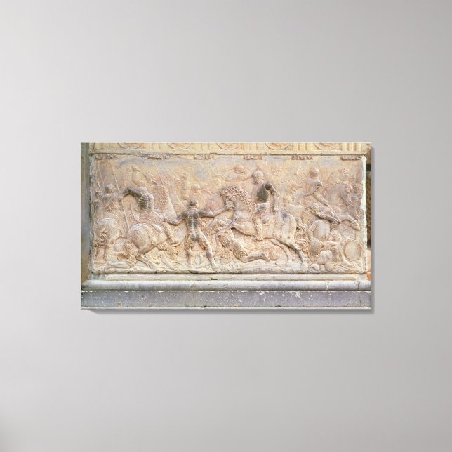 Bas relief panel canvas print (Front)