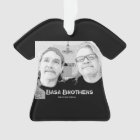 Basa Brothers Black T-Shirt Christmas Ornament