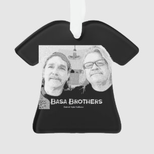 Basa Brothers Black T-Shirt Christmas Ornament