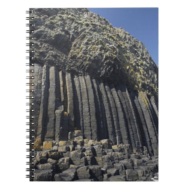 Basalt Columns by Fingal's Cave, Staffa, off Spiral Notebook (Front)