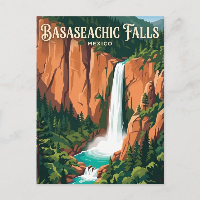 Basaseachic Falls National Park Mexico Postcard (Front)