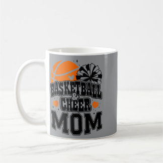 Basball And Cheer Mum Proud Basball Cheerleader Coffee Mug