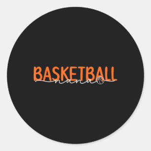 Basball Nana Grandma Nana Of A Basball Player Classic Round Sticker