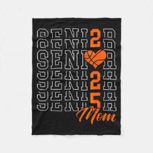 Basball Senior Mum Graduation Cl Of 2025 Senior 25 Fleece Blanket