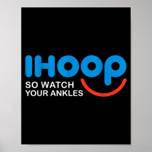Basball Shirt Men Women Kids Cool Ihoop Poster