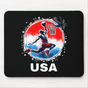 Basball Team Basball Flying Bisonrel Usa Team Mouse Pad
