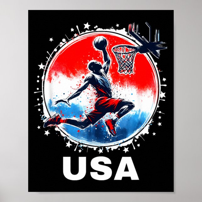 Basball Team Basball Flying Bisonrel Usa Team Poster (Front)