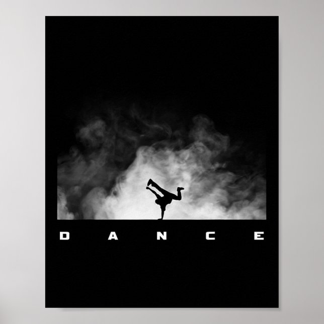 Basbo Dance Lace - Black  Poster (Front)