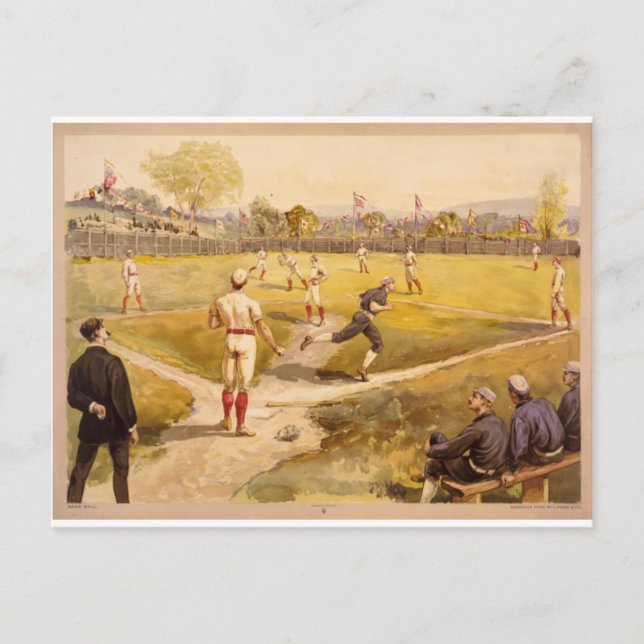 Base Ball Postcard (Front)
