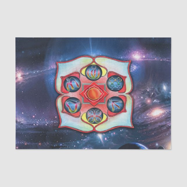 Base Chakra Tissue Paper (Front)