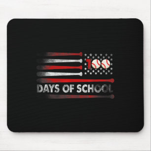 Baseball 100 Days Of School Baseball 100th Day Tea Mouse Pad