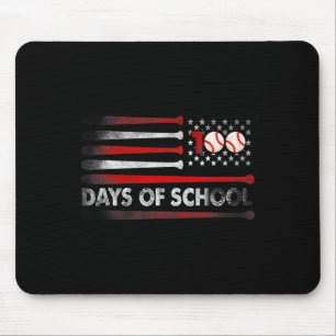 Baseball 100 Days Of School Baseball 100th Day Tea Mouse Pad