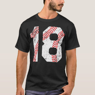 Baseball 18 Jersey Number         T-Shirt