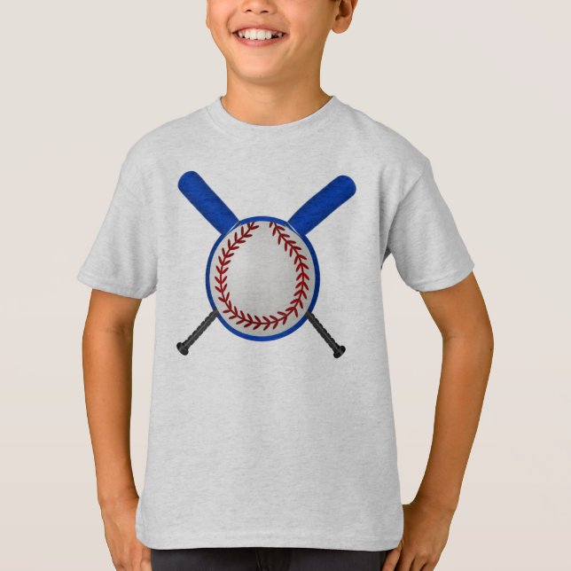 Baseball#2 Vneck T-Shirt (Front)