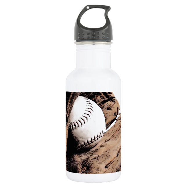 Baseball 532 Ml Water Bottle (Front)