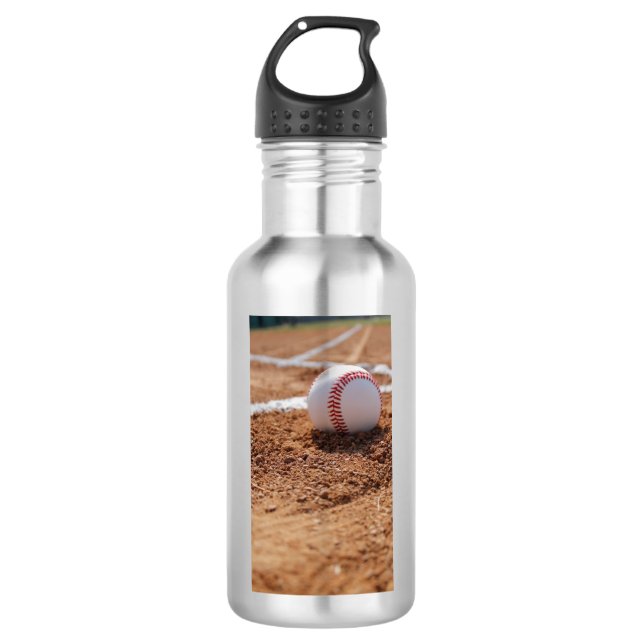 Baseball  532 ml water bottle (Front)