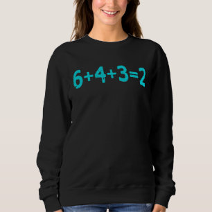 Baseball 6432 Double Play  Math Sweatshirt