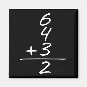 Baseball 6 4 3 Double Play Turn Two Design Magnet