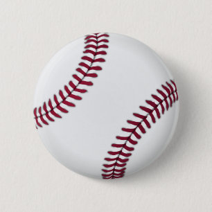 Baseball 6 Cm Round Badge