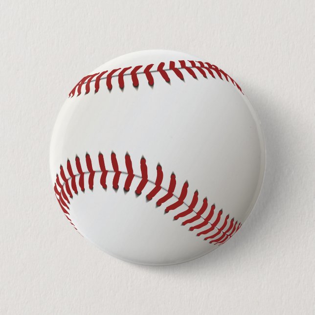 BASEBALL 6 CM ROUND BADGE (Front)