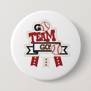 Baseball 7.5 Cm Round Badge