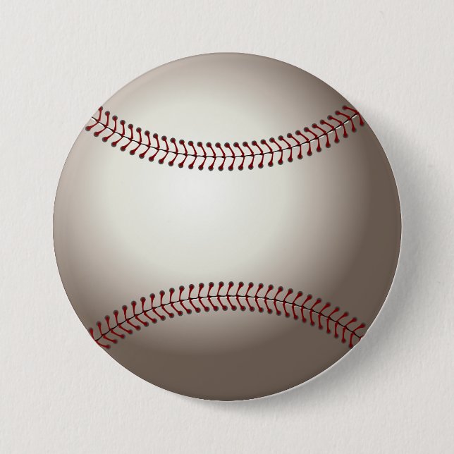 Baseball 7.5 Cm Round Badge (Front)