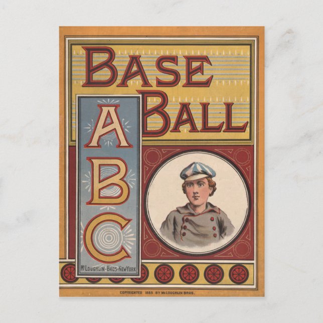 Baseball ABCs Postcard (Front)