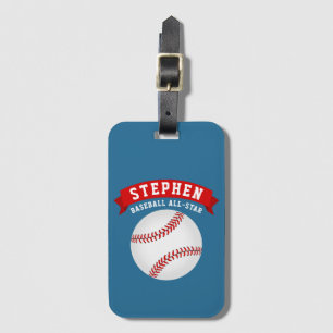 Baseball All-Star Luggage Tag